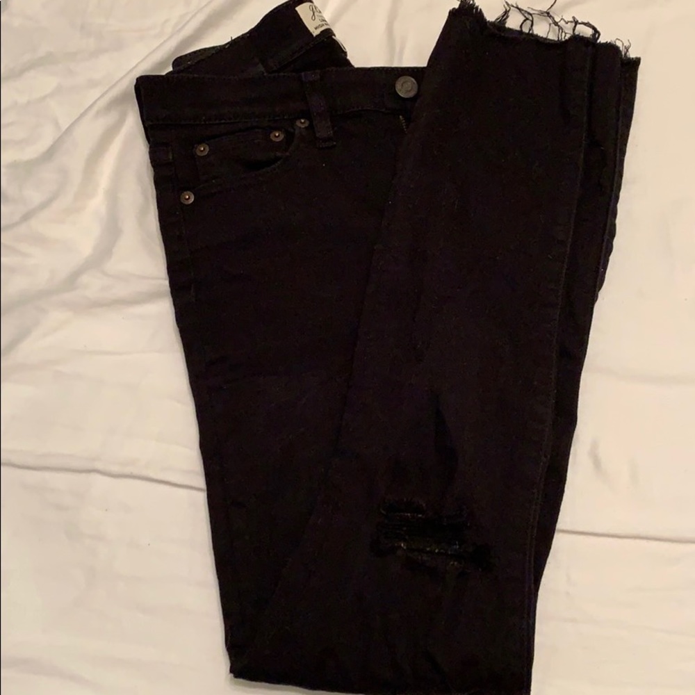 Lookout High Rise Skinny J. Crew black jeans